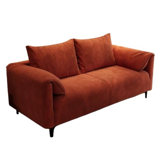 KIBONCY Farbiges Cord-Sofa Mit Massivholzrahmen 200cm