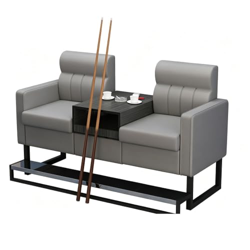 KIBONCY 2-Sitzer Billard Zuschauersofa 30 kg Lederoptik K