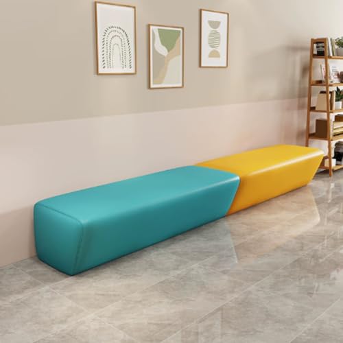 KIBONCY 3-Sitzer Kunstledersofa B 180 cm Hochdichter Schaumstoff