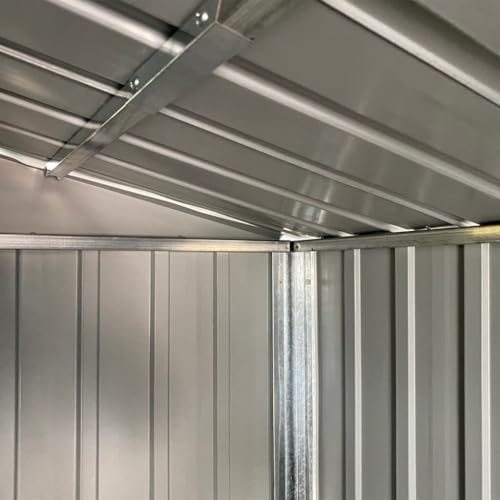 HGNFREF Metall Gerätehaus 191x895x198 cm Braun