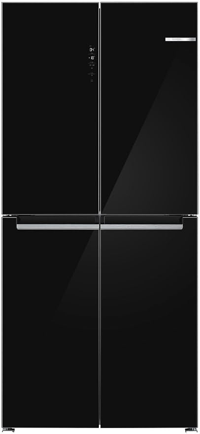 Bosch KMC85LBEA Serie 4 French Door Kühl-Gefrier-Kombination 189,5x85,5 cm 324/223 L NoFrost Schwarz