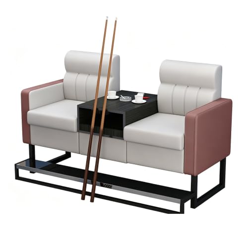 KIBONCY 2-Sitzer Billard Zuschauersofa 30 kg Lederoptik K