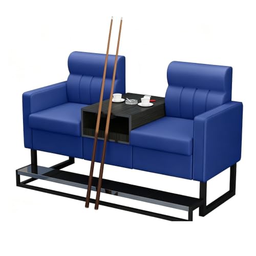 KIBONCY 2-Sitzer Billard Zuschauersofa 30 kg Lederoptik K