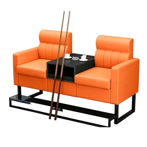 KIBONCY 2-Sitzer Billard Zuschauersofa 30 kg Lederoptik K