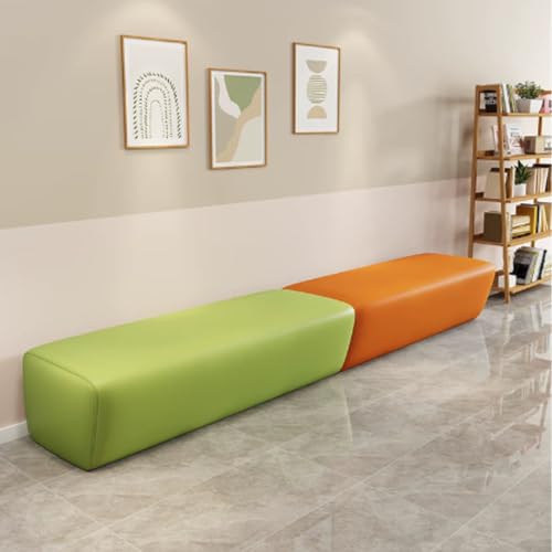 KIBONCY 3-Sitzer Kunstledersofa B 180 cm Hochdichter Schaumstoff