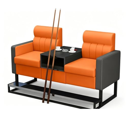 KIBONCY 2-Sitzer Billard Zuschauersofa 30 kg Lederoptik K