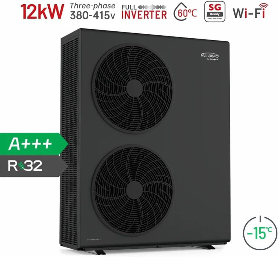Alsavo Monoblock Luft Wärmepumpe Heat 12it 12 Kw A+++