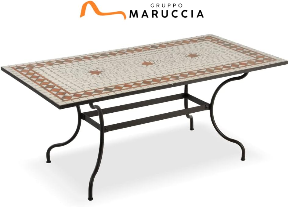 Gruppo Maruccia Gartenmöbel-Set 6-tlg. Anthrazit 160x90x75 cm