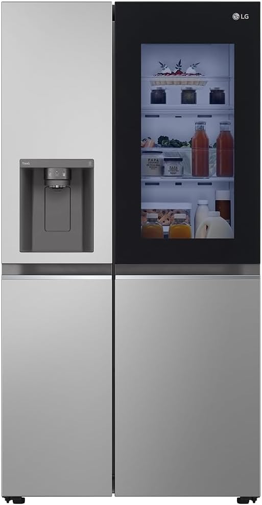 LG GSGV81PYLL Side By Side Kühlschrank 635 L InstaView Total NoFrost Edelstahl