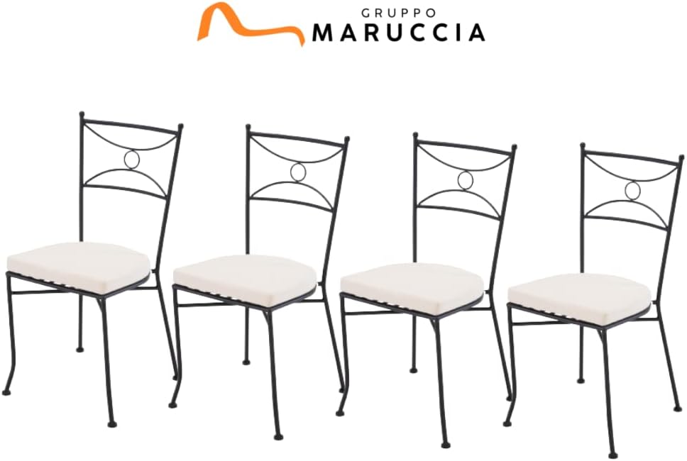 Gruppo Maruccia Gartenmöbel-Set 6-tlg. Anthrazit 160x90x75 cm