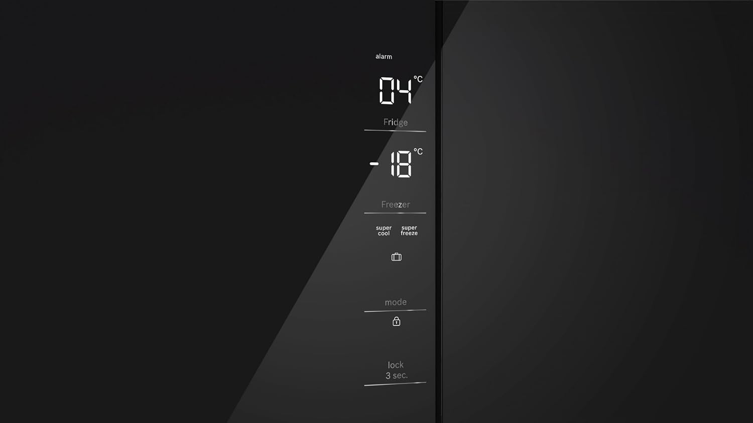 Bosch KMC85LBEA Serie 4 French Door Kühl-Gefrier-Kombination 189,5x85,5 cm 324/223 L NoFrost Schwarz