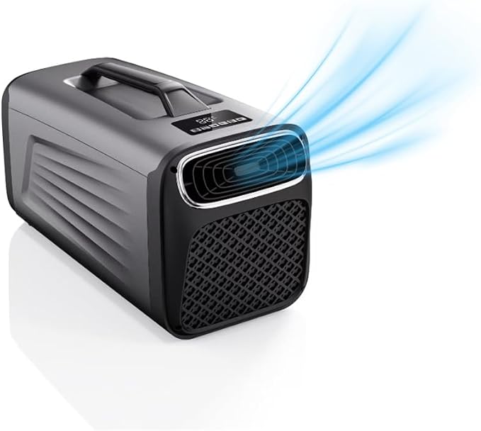 GETUHAND Tragbare Klimaanlage 5200 BTU Schwarz Grau