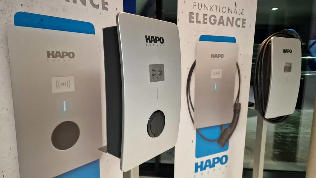 Hapo Energy Wallbox 22 kW Typ 2 Steckdose Ladestation OCPP PV Schwarz