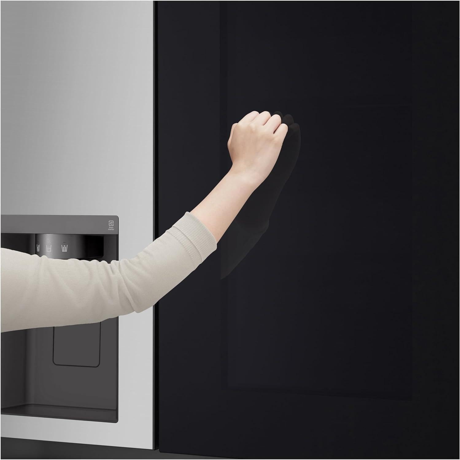 LG GSGV81PYLL Side By Side Kühlschrank 635 L InstaView Total NoFrost Edelstahl
