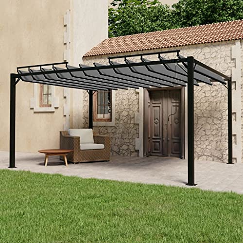 Kaloriko Pergola Mit Verstellbarem Lamellendach 3x4 M Creme