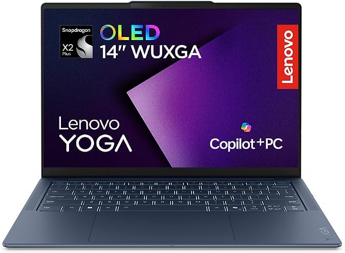 Lenovo Yoga Slim 7X 14" WUXGA OLED Laptop Snapdragon X2 Plus 16 GB RAM 1 TB SSD Cosmic Blau
