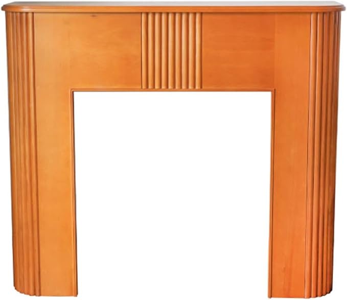 Lijiaxiuyc-101 Kaminofen Kaminsims Massivholz 129x34x110 cm One Color