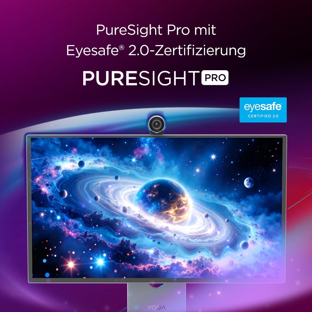 Lenovo Yoga Pro 27UD-10 26.5 Zoll QD-OLED 4K Monitor 120Hz 0.03ms HDMI 2.1 USB-C Schwarz