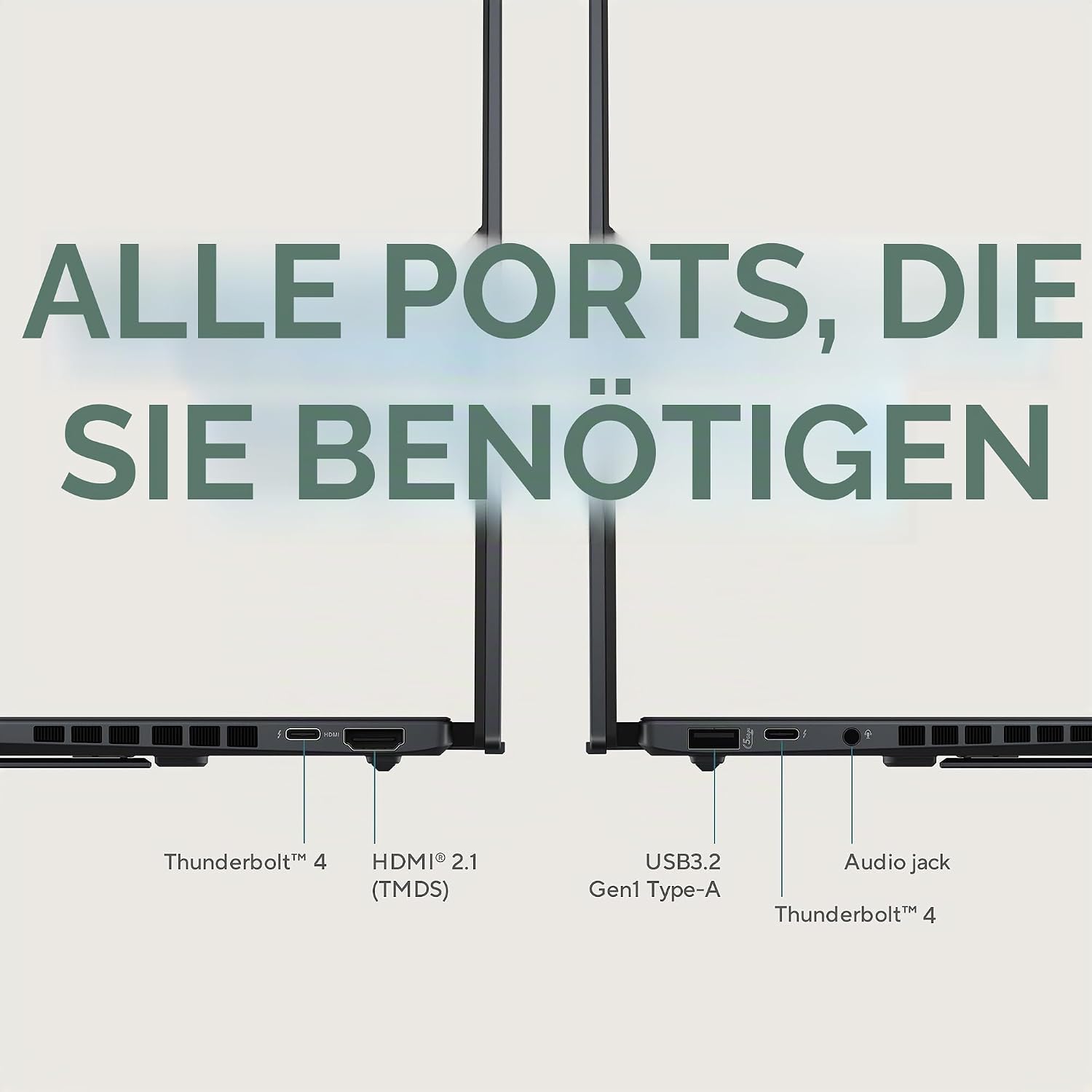 ASUS Zenbook Duo UX8406CA-PS99T 14 Zoll OLED 3K 120Hz Dual Touch Laptop Intel Core Ultra 9 32GB RAM 1TB SSD Grau