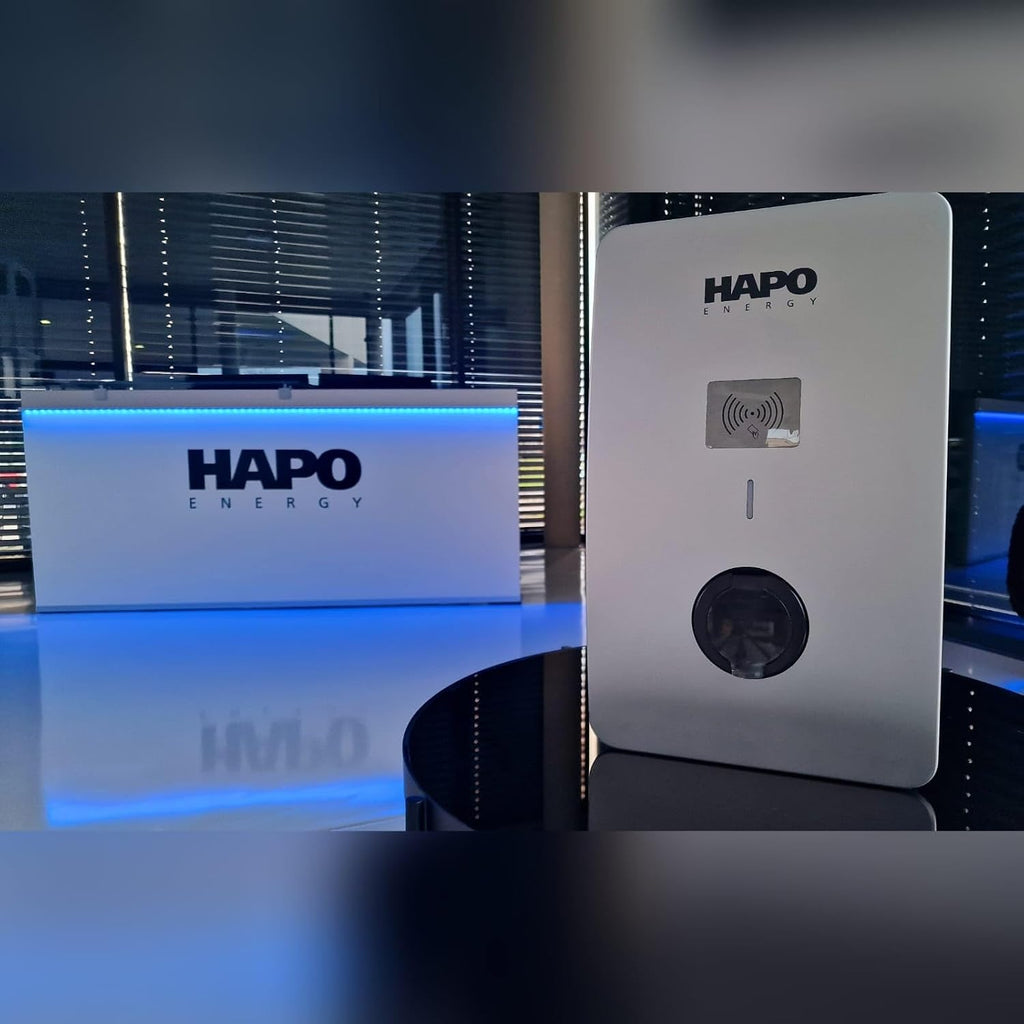 Hapo Energy Wallbox 22 kW Typ 2 Steckdose Ladestation OCPP PV Schwarz