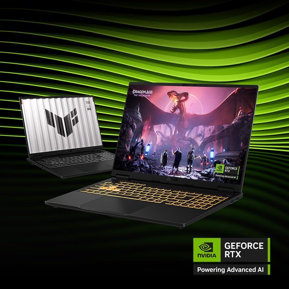 ASUS TUF Gaming F16 2025 16 Zoll FHD+ 165Hz IPS Gaming Laptop Core i7-14650HX RTX 5050 16GB DDR5 1TB SSD