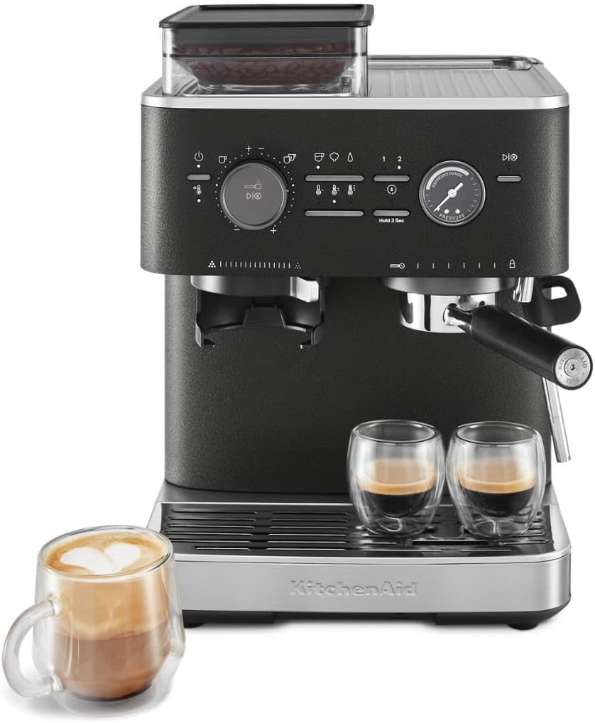 KitchenAid KES6551 Halbautomatische Espressomaschine 1500 W 15 Bar Schwarz