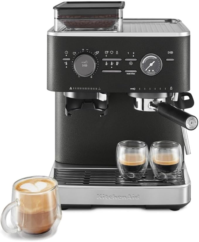 KitchenAid KES6551 Halbautomatische Espressomaschine 1500 W 15 Bar Schwarz