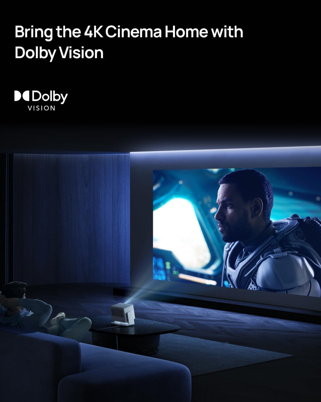 XGIMI Horizon S Pro 4K Beamer Dolby Vision 1800 ISO Lumen Schwarz