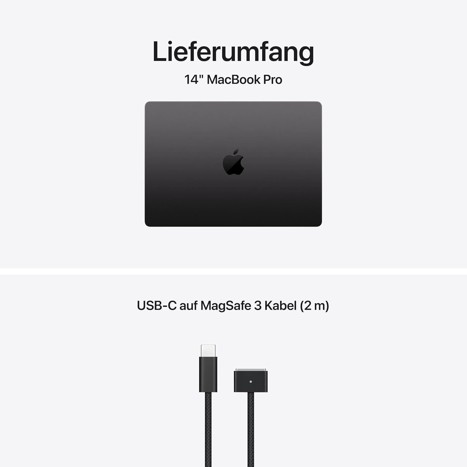 Apple MacBook Pro 14,2" Laptop M5 Chip 10-Core CPU 10-Core GPU 24GB RAM 1TB SSD Space Schwarz