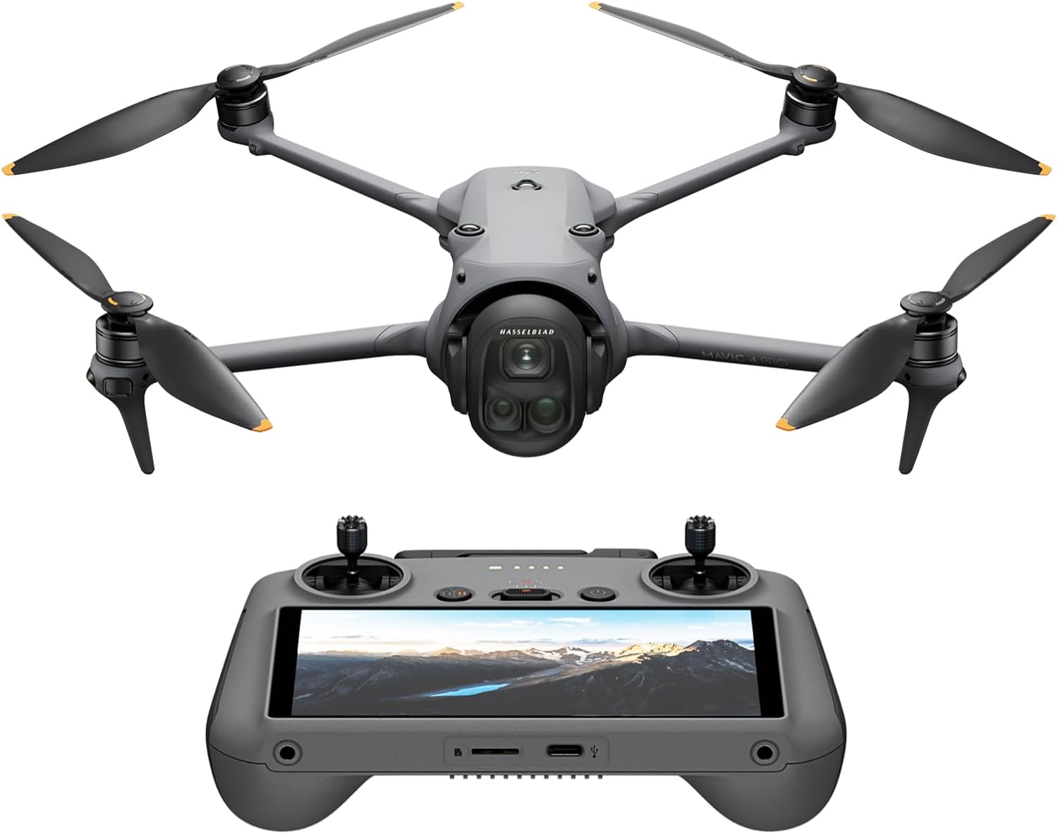 DJI Mavic 4 Pro Drohne 100 MP 6K 51 Min Flugzeit Grau