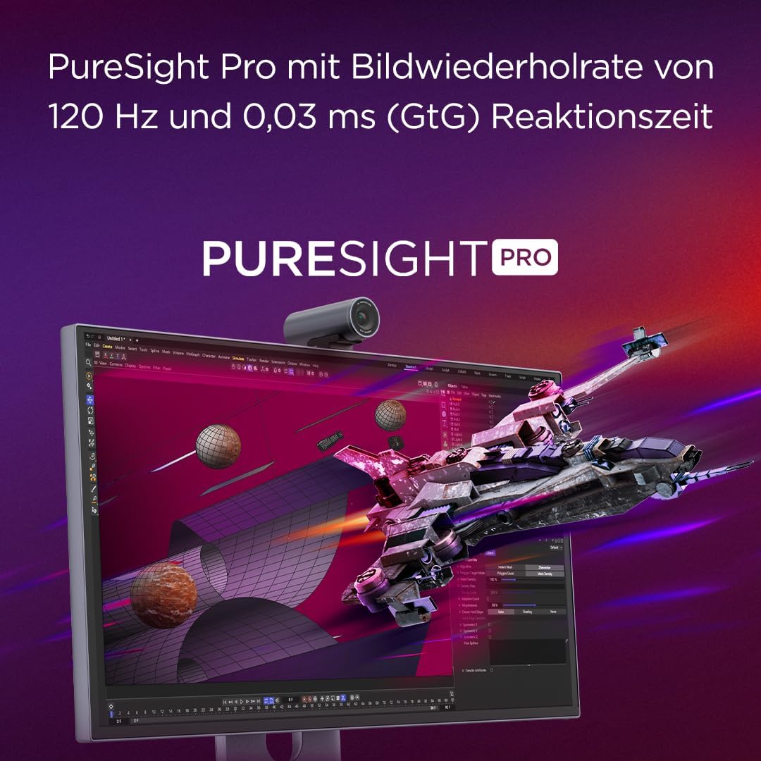 Lenovo Yoga Pro 27UD-10 26.5 Zoll QD-OLED 4K Monitor 120Hz 0.03ms HDMI 2.1 USB-C Schwarz