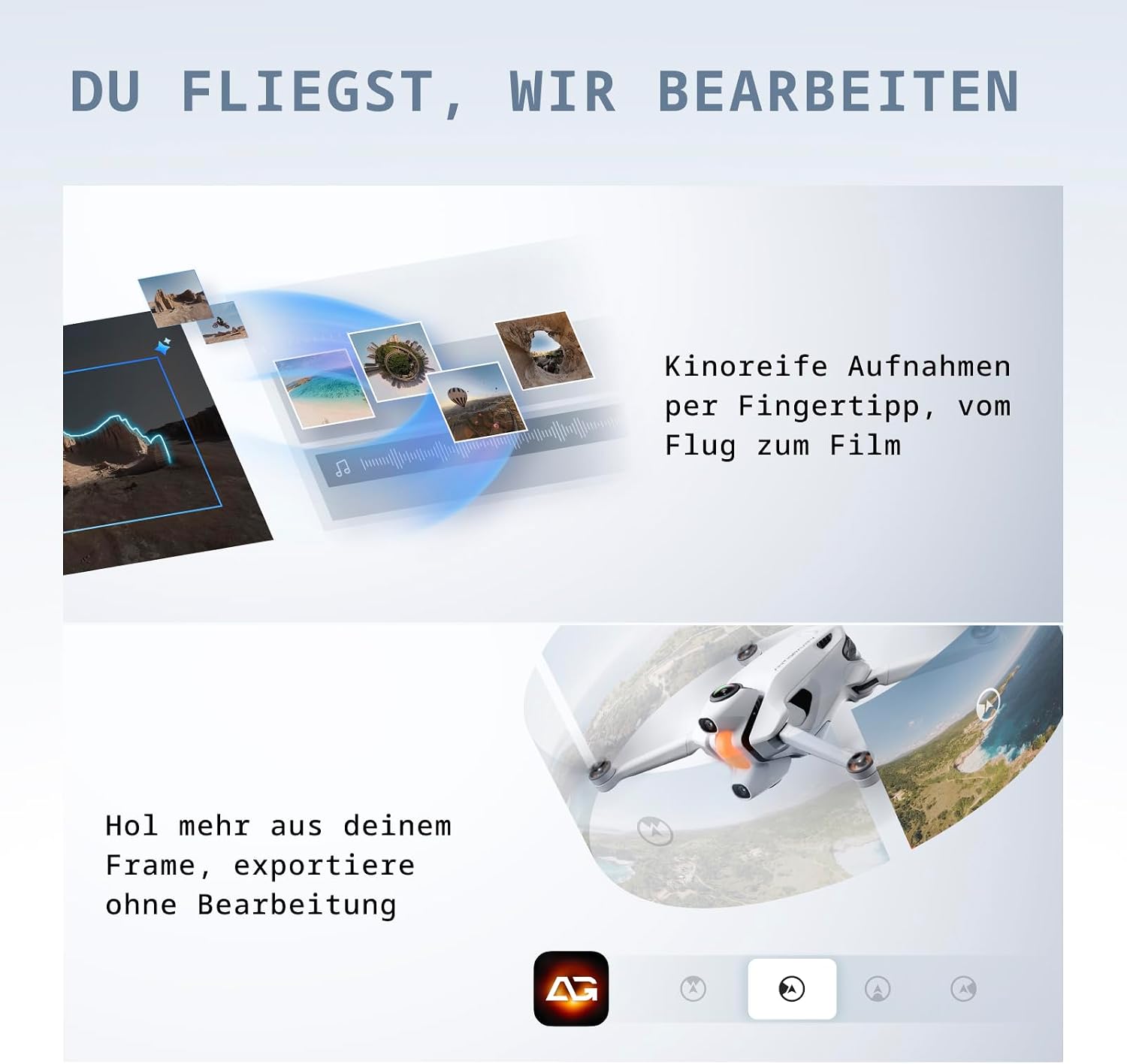 Antigravity A1 Explorer 8K 360° Drohne Weiß