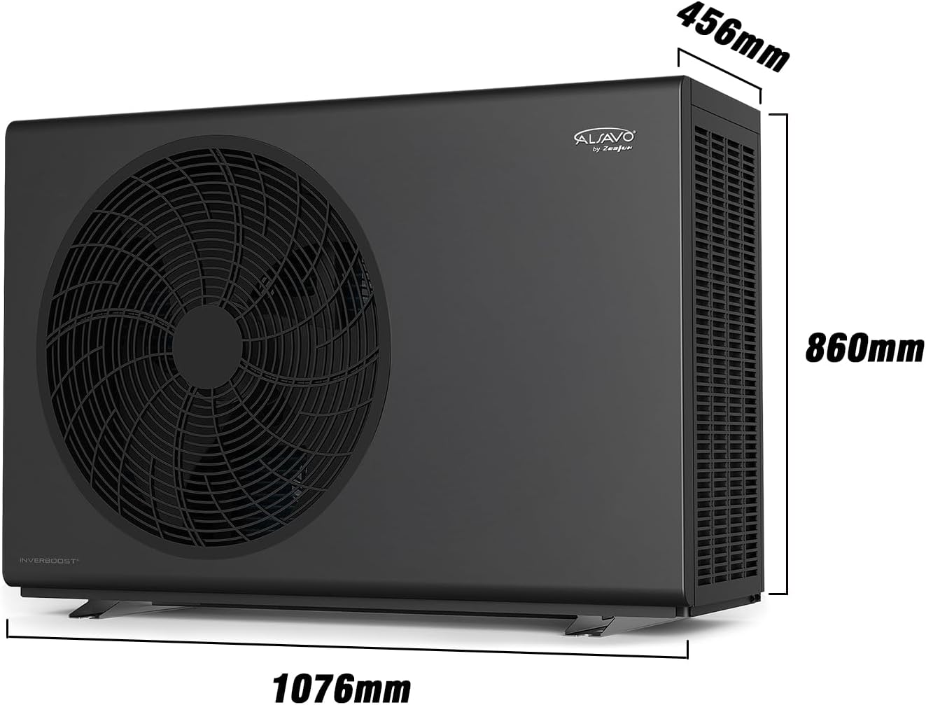 ALSAVO ALSAVO HEAT 07i9 Monoblock Luftwärmepumpe INVERBOOST HEAT R290 7 kW Einphasig Einzelventilator A+++