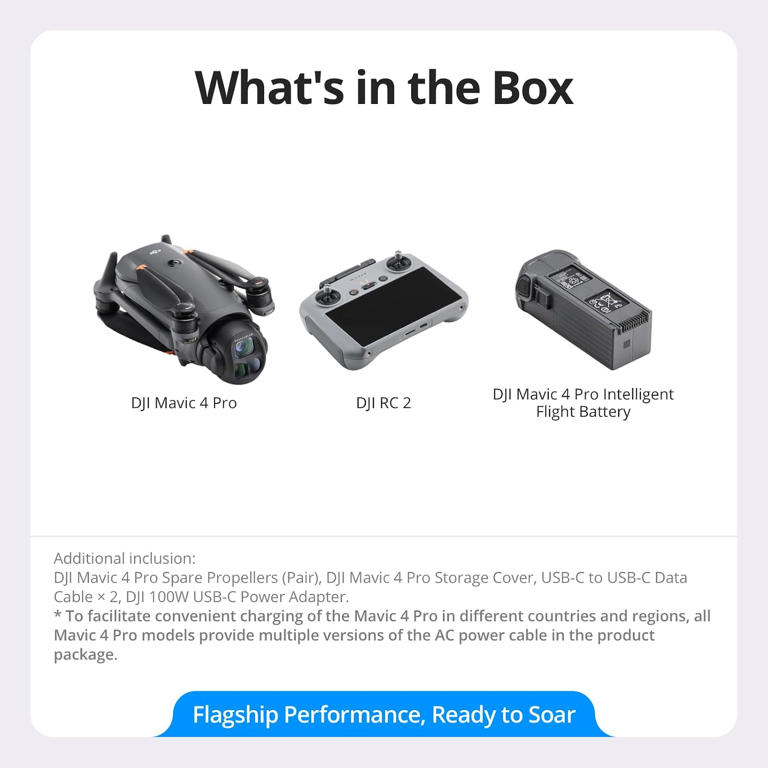 DJI Mavic 4 Pro Drohne 100 MP 6K 51 Min Flugzeit Grau
