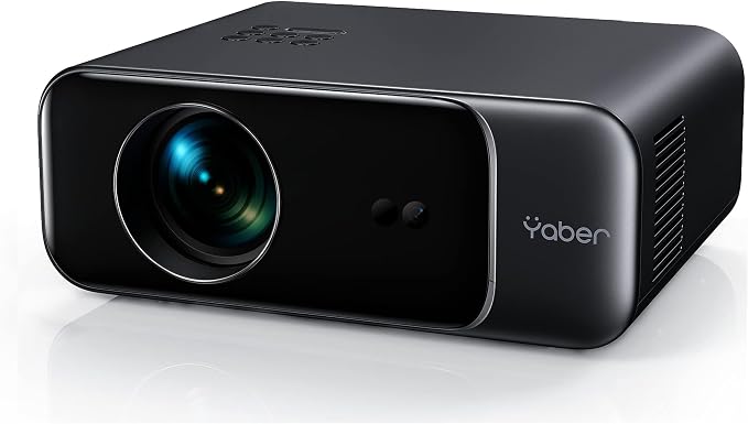 Yaber K300s Beamer 1920x1080 Full HD 150 Zoll Auto-Hindernisvermeidung Schwarz