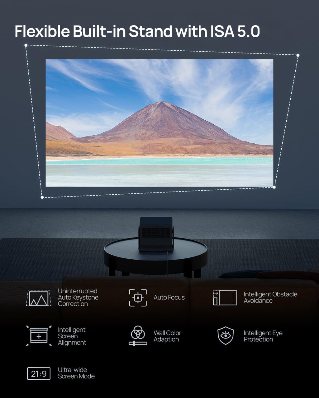 XGIMI Horizon S Pro 4K Beamer Dolby Vision 1800 ISO Lumen Schwarz