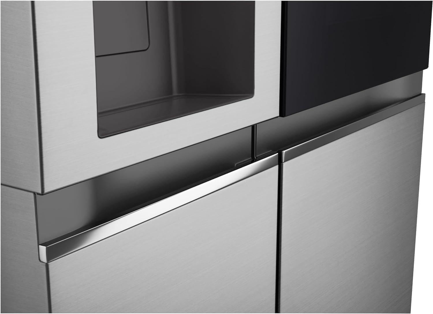 LG GSGV81PYLL Side By Side Kühlschrank 635 L InstaView Total NoFrost Edelstahl