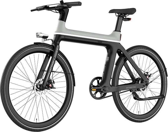 HITWAY EBIKE-X Pedelec 250W 345,6Wh Akku 70km Reichweite Schwarz