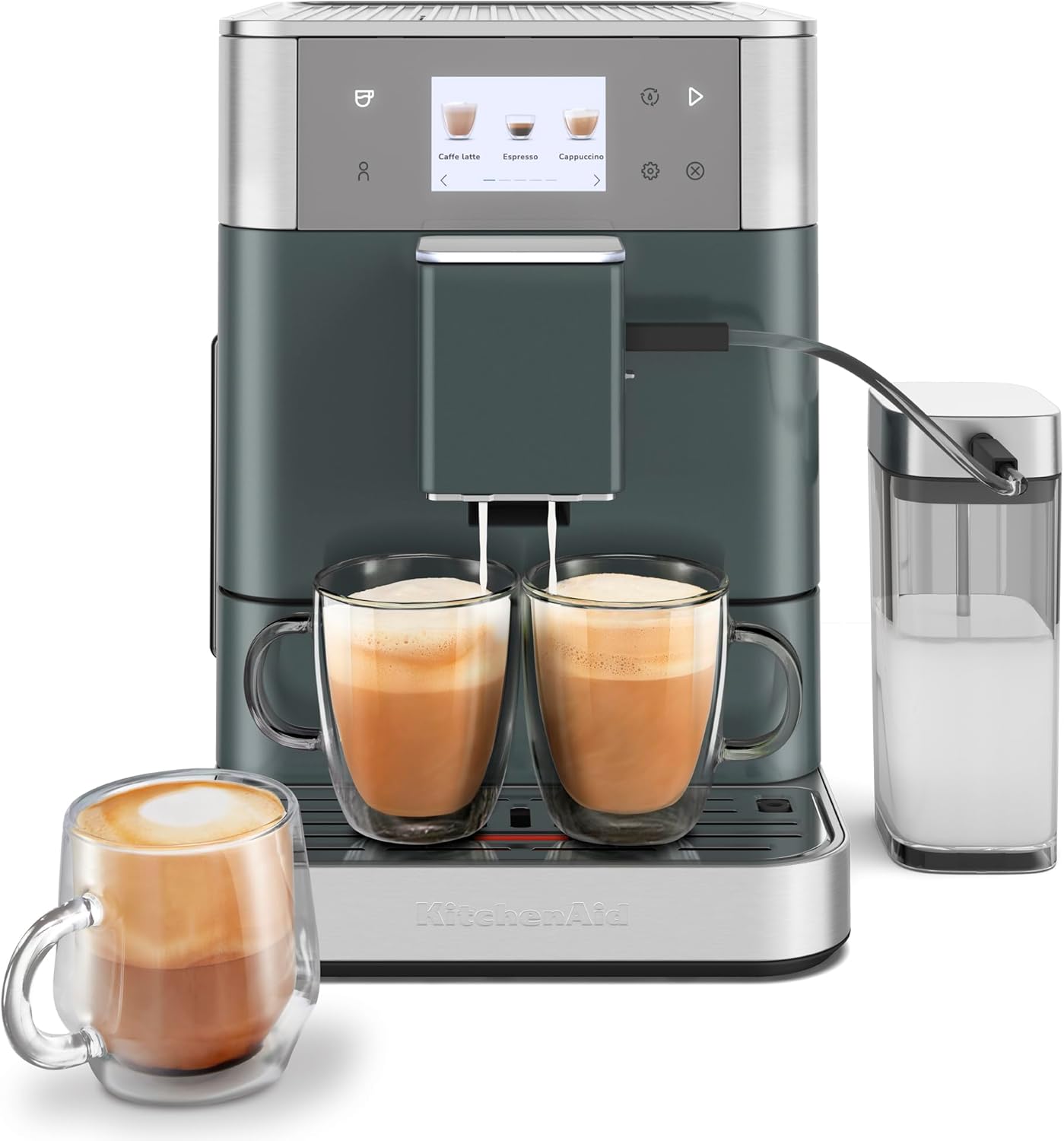 KitchenAid KF7 KES8557 Vollautomatische Espressomaschine 2 Tassen Wacholder