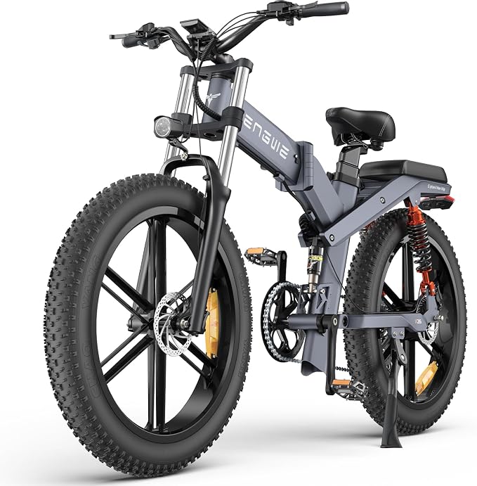 ENGWE X26 E-Bike Klapprad 26 Zoll Fat-Reifen 48V 19,2Ah Grau