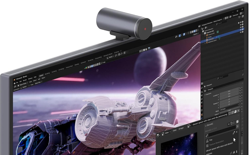 Lenovo Yoga Pro 27UD-10 26.5 Zoll QD-OLED 4K Monitor 120Hz 0.03ms HDMI 2.1 USB-C Schwarz