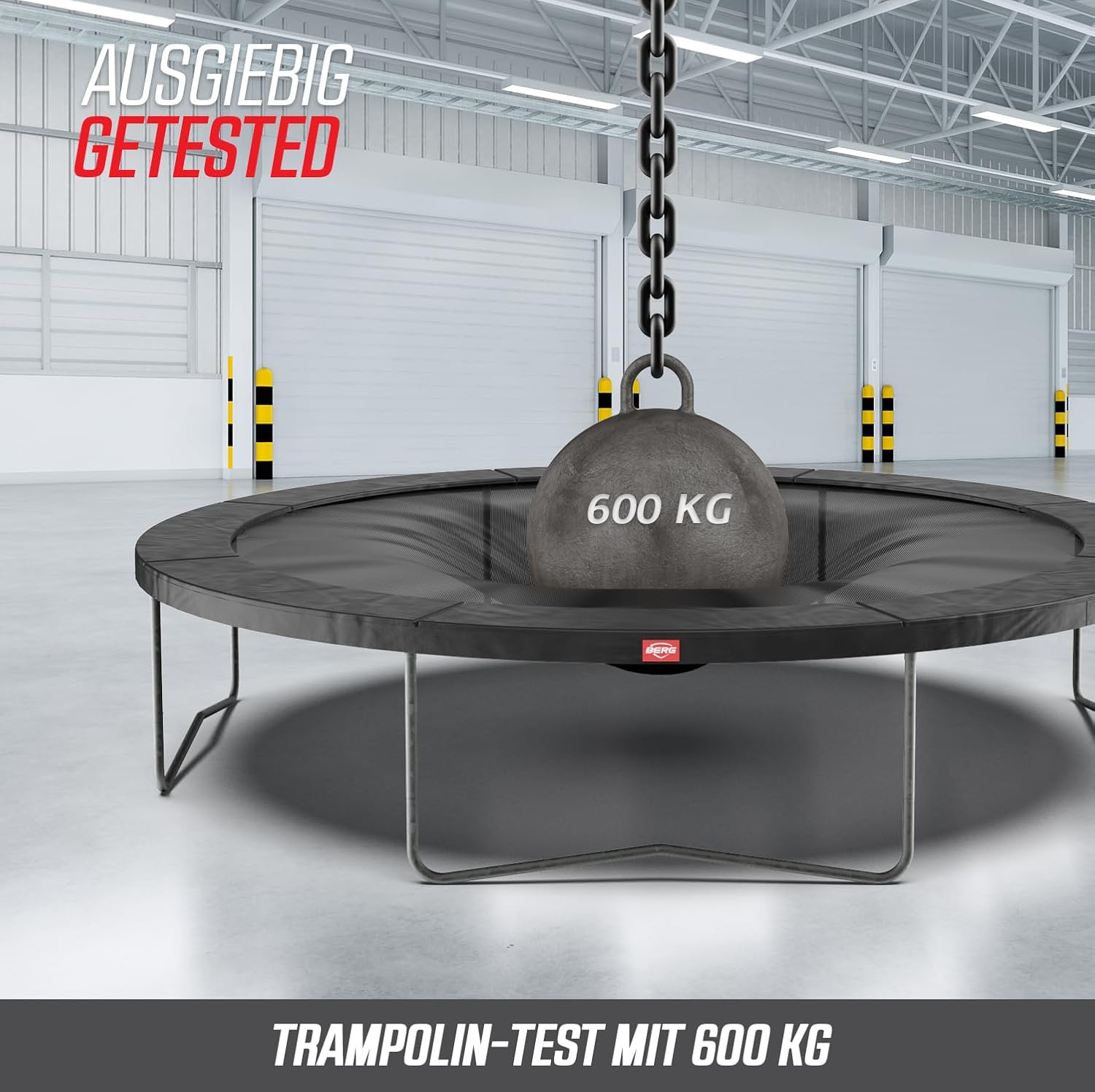 BERG Grand Favorit Regular Oval Trampolin 520 cm Grün