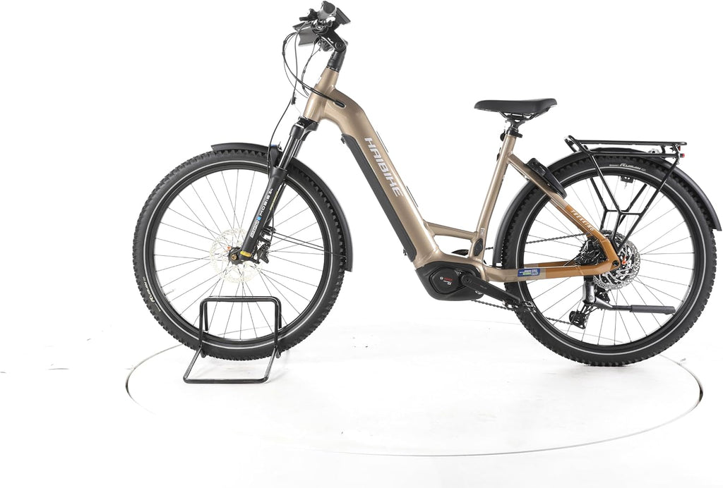Haibike Trekking 6.5 E-Bike 27,5 Zoll Bosch 120 Nm 600 Wh 10-Gang Beige