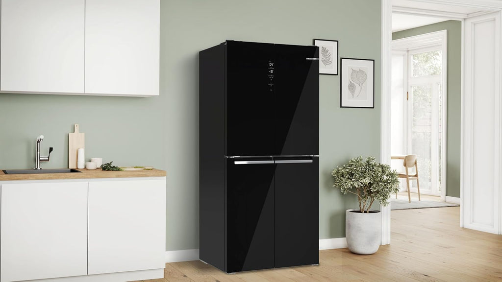 Bosch KMC85LBEA Serie 4 French Door Kühl-Gefrier-Kombination 189,5x85,5 cm 324/223 L NoFrost Schwarz