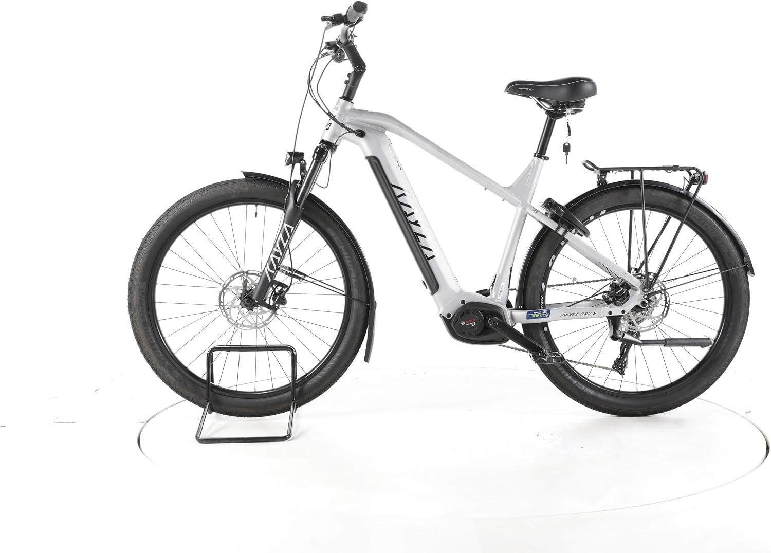 KAYZA Hydric Dry 6 Trekking E-Bike 27,5 Zoll Weiß 52 cm