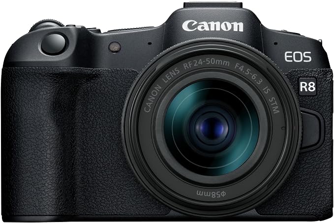 Canon EOS R8 + RF 24-50mm F4.5-6.3 IS STM Systemkamera 24,2 MP Schwarz