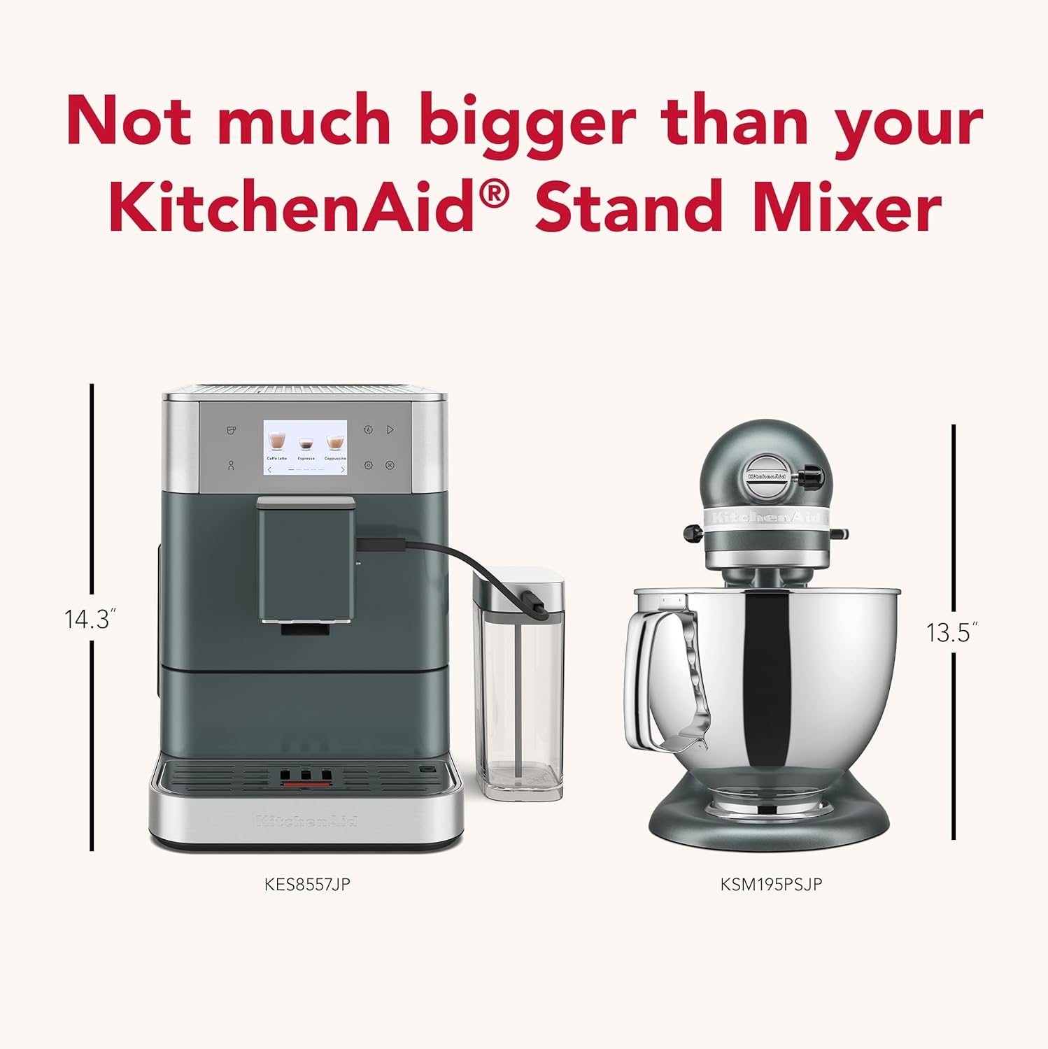 KitchenAid KF7 KES8557 Vollautomatische Espressomaschine 2 Tassen Wacholder