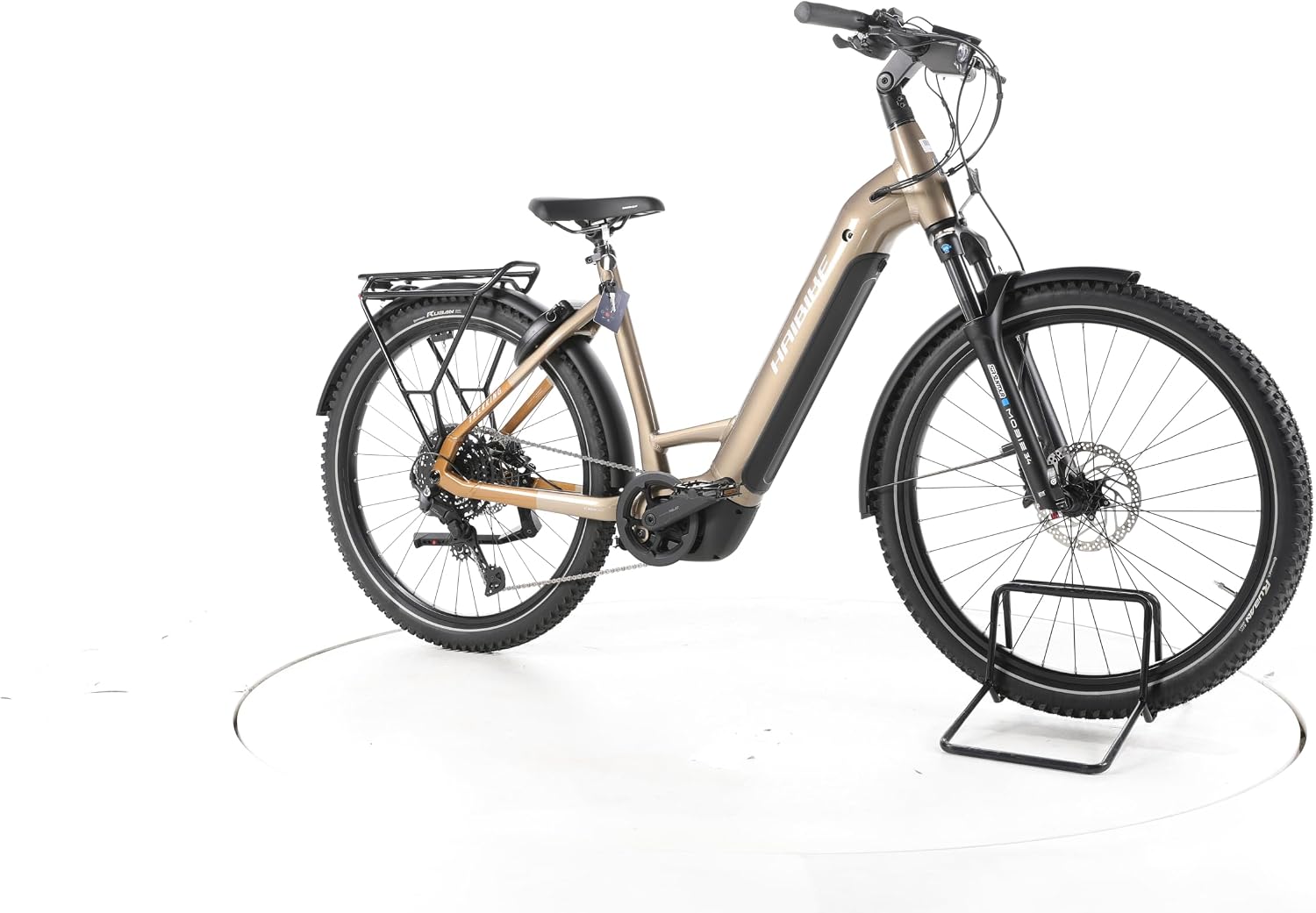 Haibike Trekking 6.5 E-Bike 27,5 Zoll Bosch 120 Nm 600 Wh 10-Gang Beige