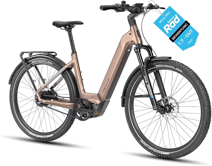 DERUIZ Mica Pro Trekking E-Bike Tiefeinsteiger 27,5/29 Zoll 110 Nm