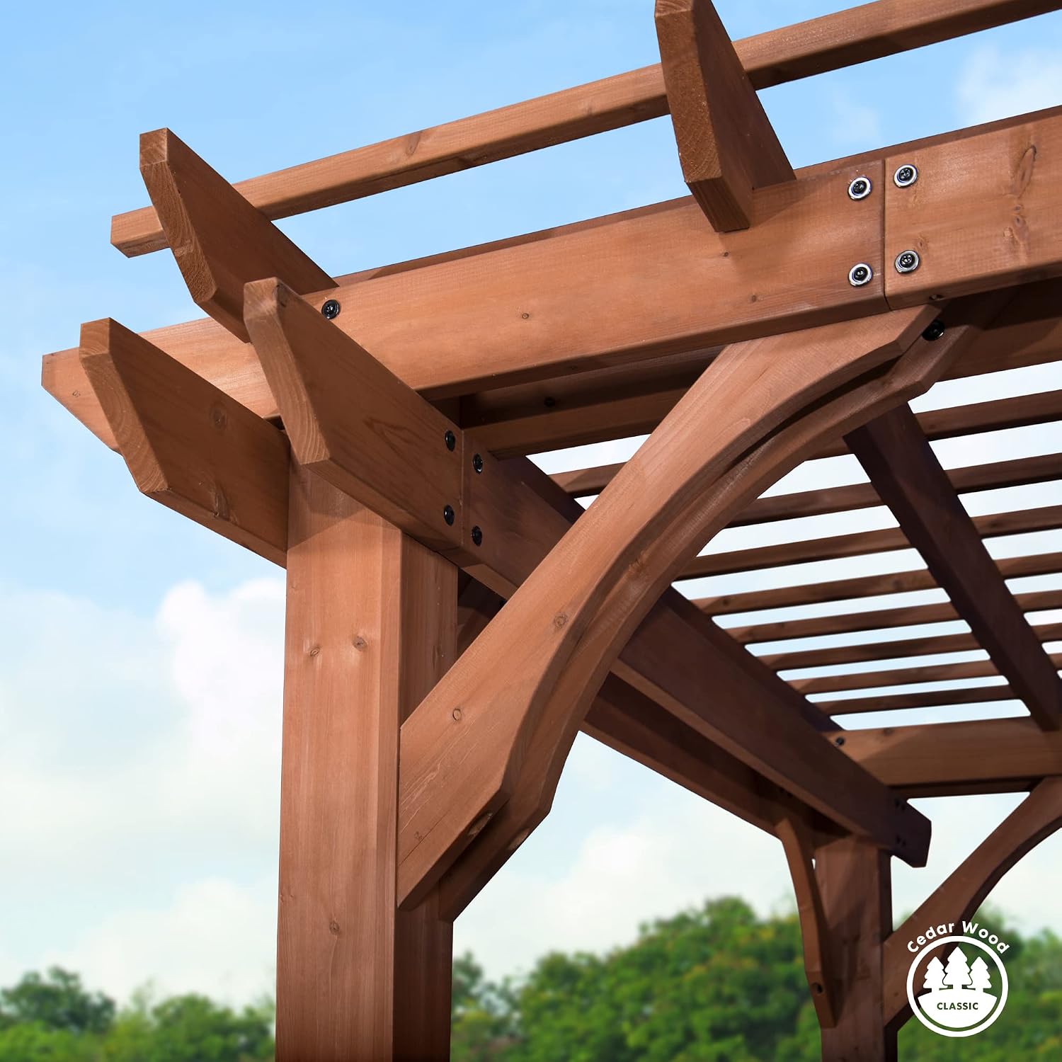 Backyard Discovery Holzpergola 305 X 426 Cm Freistehend